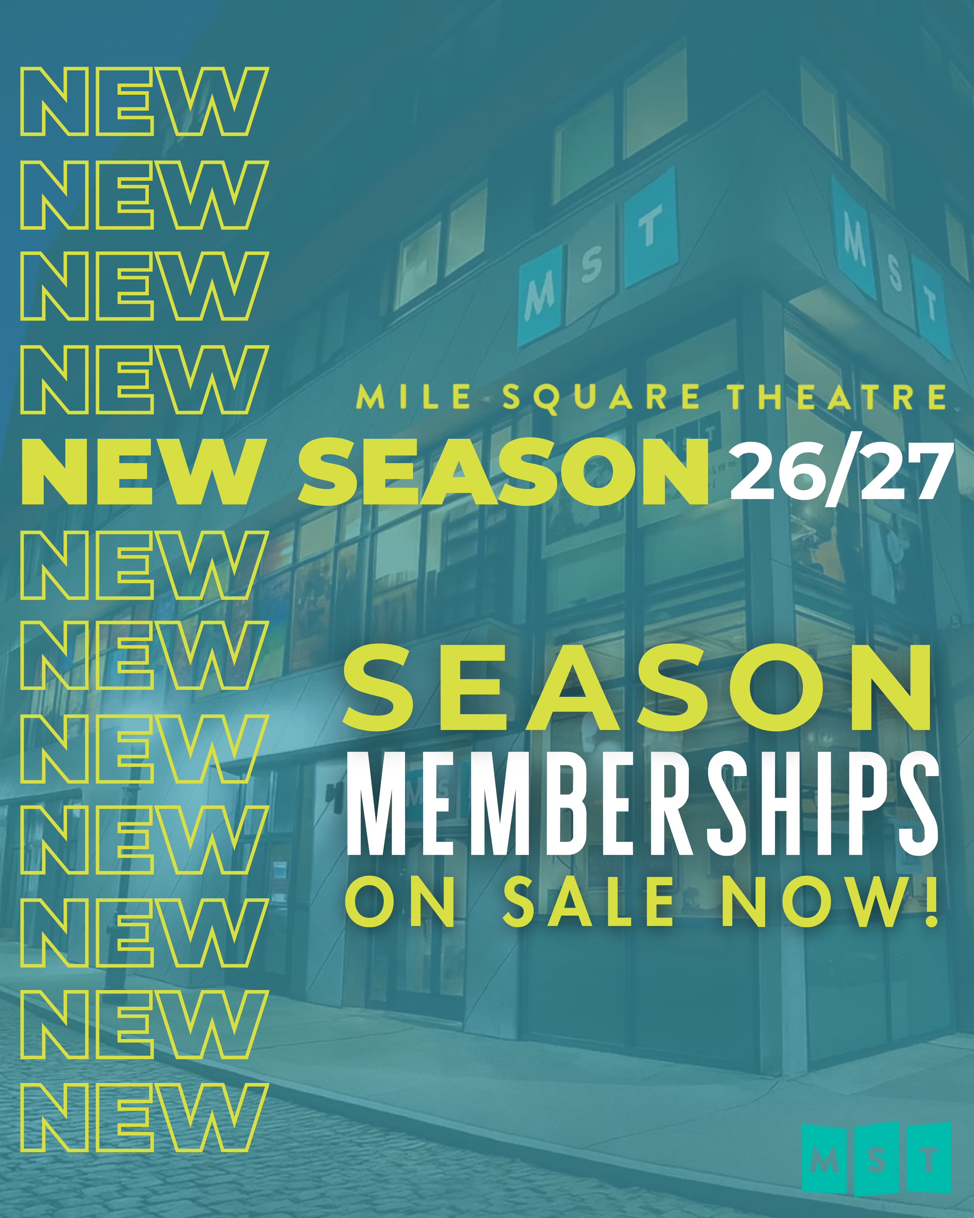 New Season! Memberships on sale now.